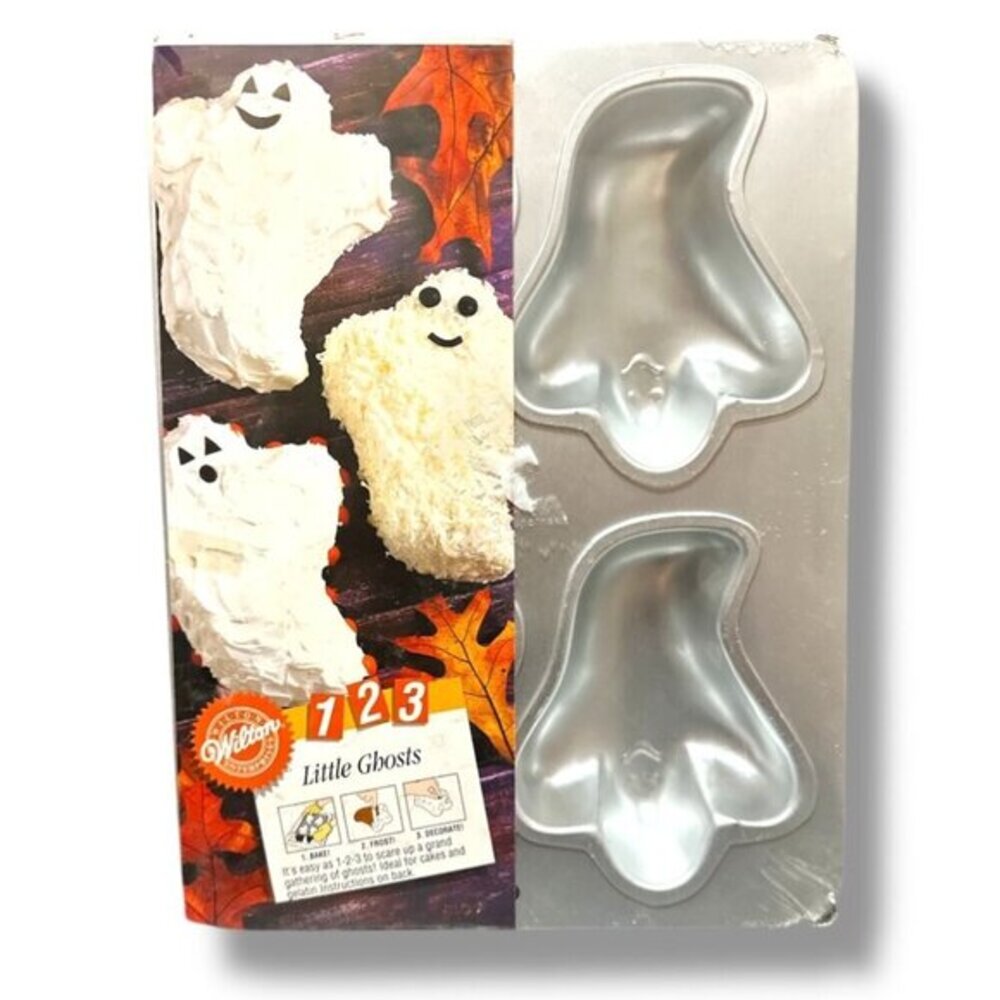 Wilton 123 Little Ghosts 4-in-1 Cake Pan #2105-9471 NEW in Package Halloween